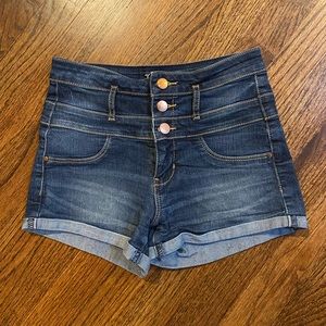 High Waisted Refuge Denim Shorts